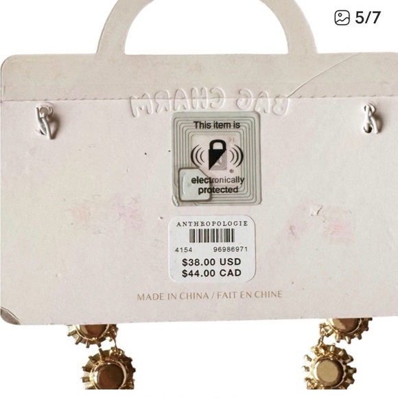 Gold and Silver Bag Charm - Picture 4 of 5